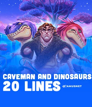 Capa de Cavemen And Dinosaurs — Amusnet