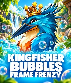 Capa de Kingfisher Bubbles Frame Frenzy — Games Global