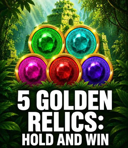 Capa de 5 Golden Relics: Hold & Win — Octoplay