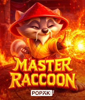 Capa de Master Raccoon — PopOK Gaming