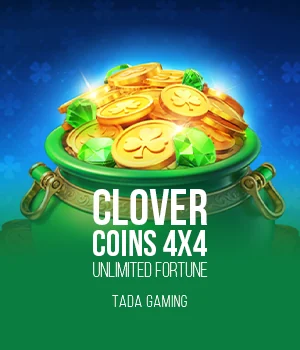 Capa de Clover Coins 4x4 Unlimited Fortune — TaDa Gaming